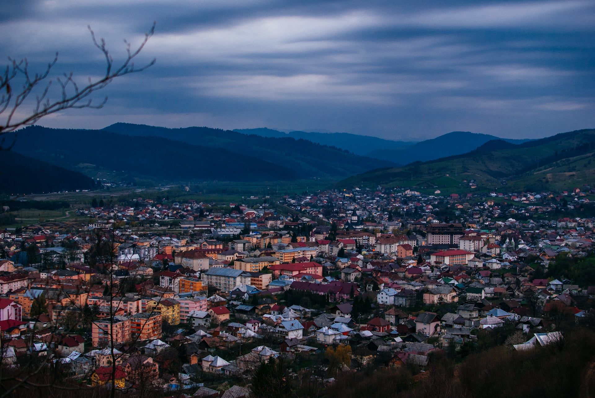 Panorama orașului Gura Humorului