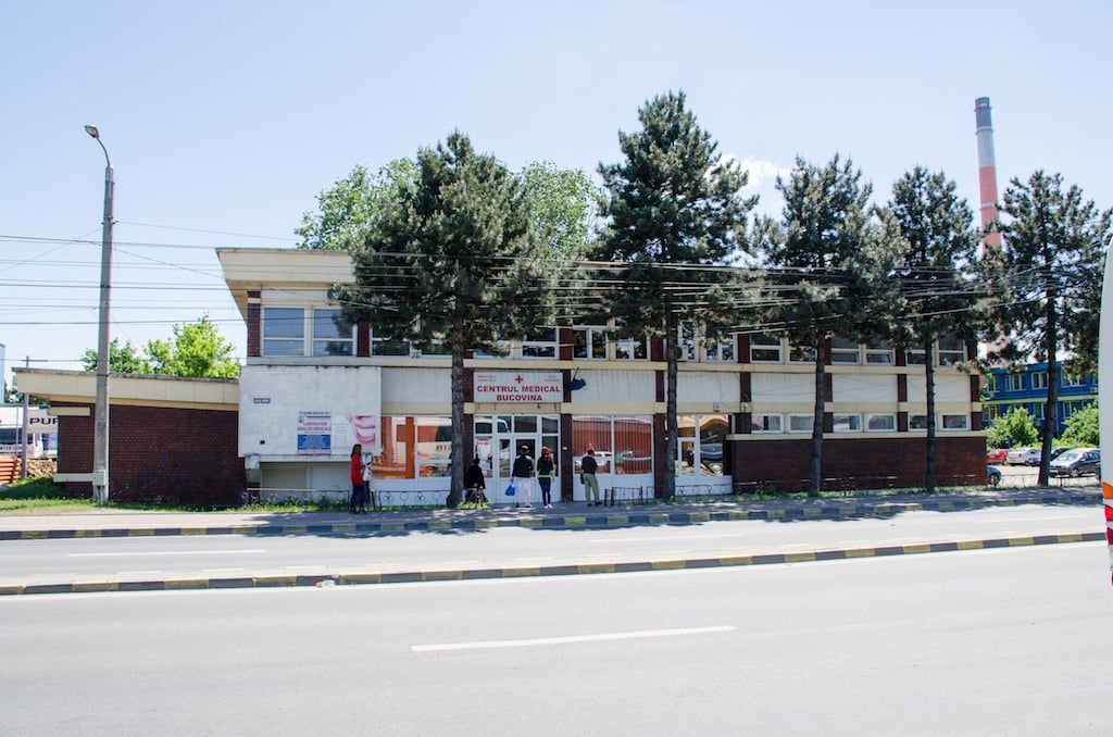 Clădirea Policlinicii Bucovina, Calea Unirii, Suceava